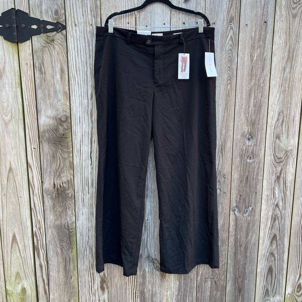 TRUE CRAFT Black Tailored Trouser Pant Women’s 16 NWT NEW